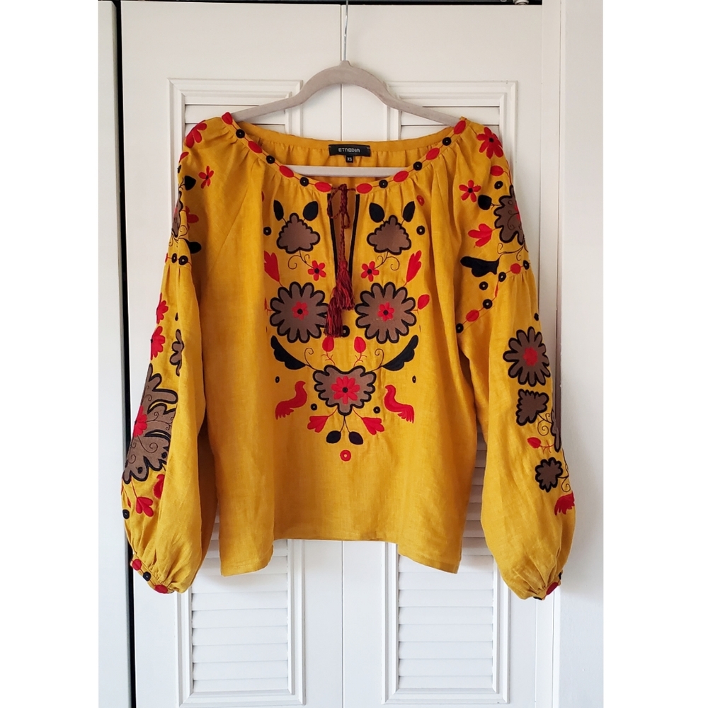 Ukrainian embroidered blouse